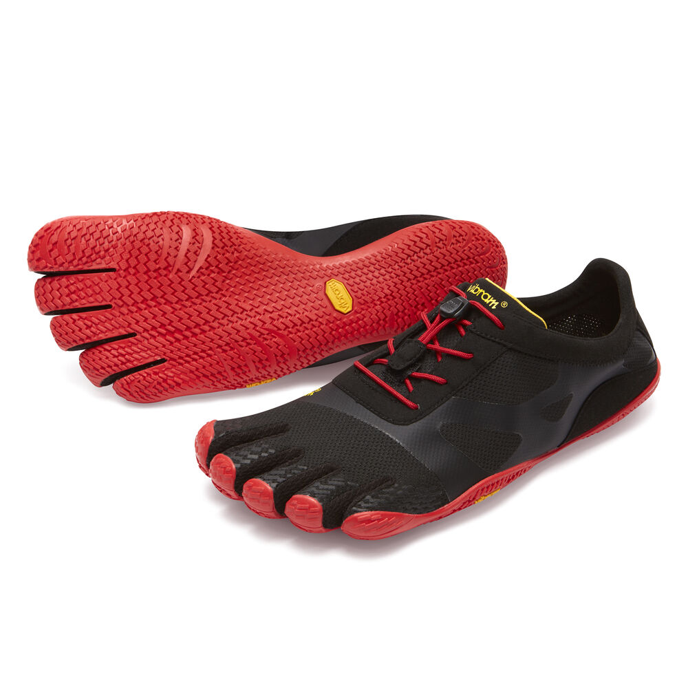 Vibram Fivefingers KSO EVO Erkek Spor Ayakkabı Siyah/Kırmızı,ZV8651039